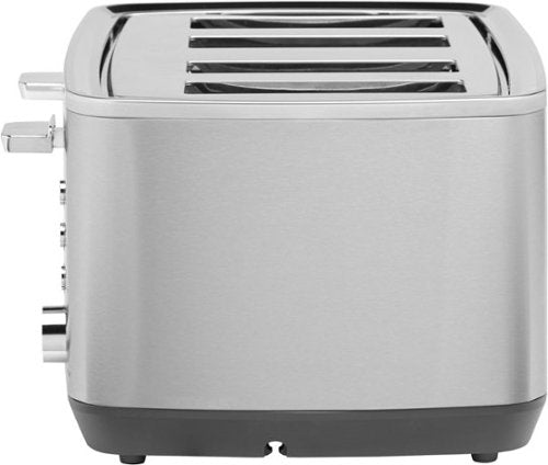 GE - 4-Slice Toaster - Stainless Steel