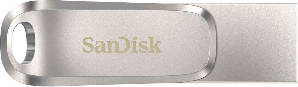 SANDISK - Ultra Dual Drive Luxe 1TB USB 3.1, USB Type-C Flash Drive - Silver