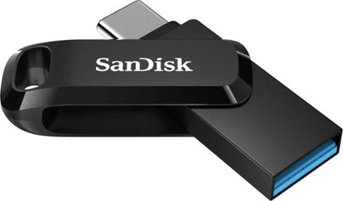 SANDISK - Ultra Dual Drive Go 256GB USB Type-A/USB Type-C Flash Drive - Black