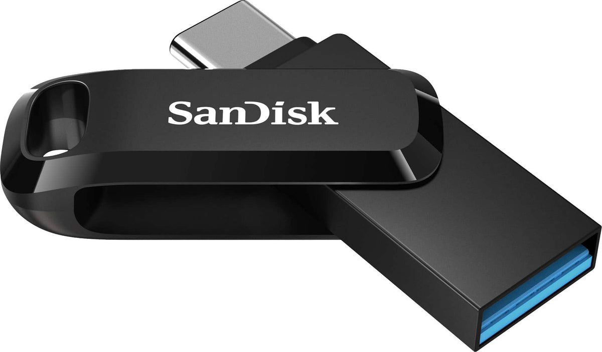SANDISK - Ultra Dual Drive Go 256GB USB Type-A/USB Type-C Flash Drive - Black