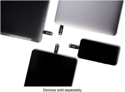 SANDISK - Ultra Dual Drive Go 256GB USB Type-A/USB Type-C Flash Drive - Black