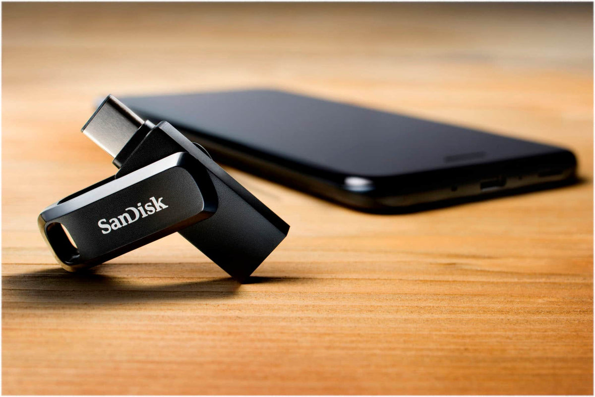 SANDISK - Ultra Dual Drive Go 256GB USB Type-A/USB Type-C Flash Drive - Black