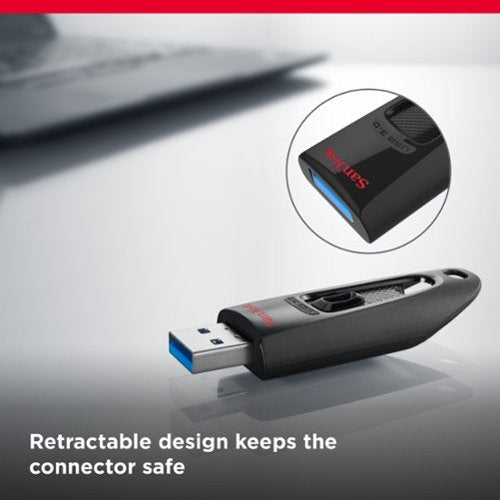 SANDISK - Ultra Dual Drive Go 256GB USB Type-A/USB Type-C Flash Drive - Black