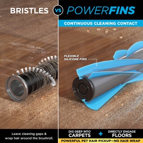 Shark - Vertex DuoClean PowerFin Upright Vacuum with Powered Lift-Away and Self-Cleaning Brushroll - Rose Gold