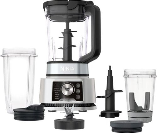 Ninja - Foodi Power Blender & Processor System, Smoothie Bowl Maker & Nutrient Extractor*, 1400WP smartTORQUE 6 Auto-iQ - Silver
