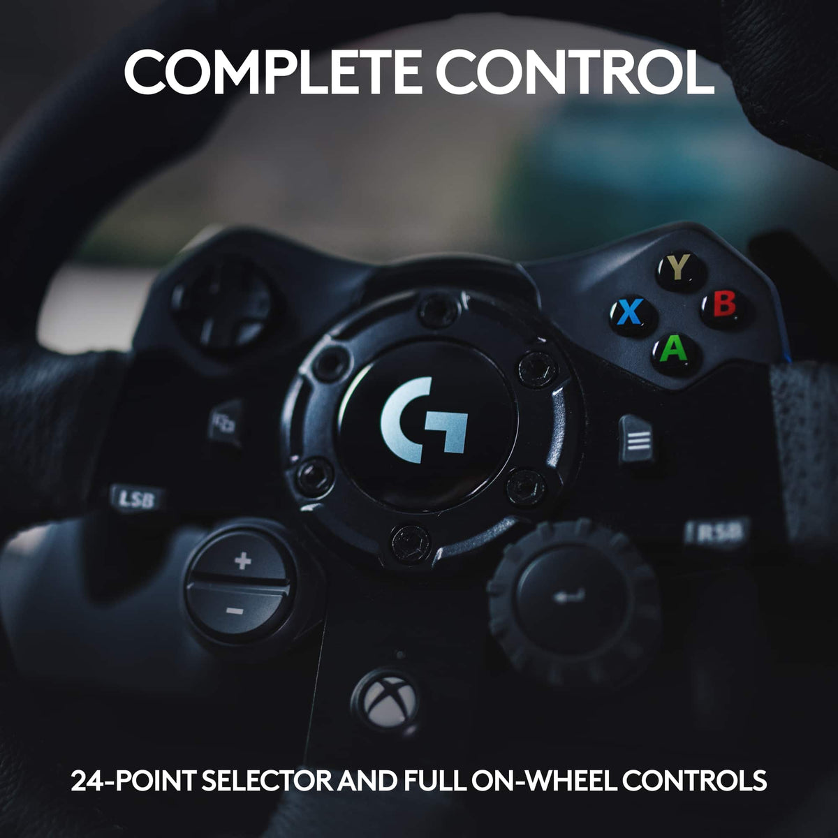 Logitech - G923 Racing Wheel and Pedals for Xbox Series X|S, Xbox One and PC - Black
