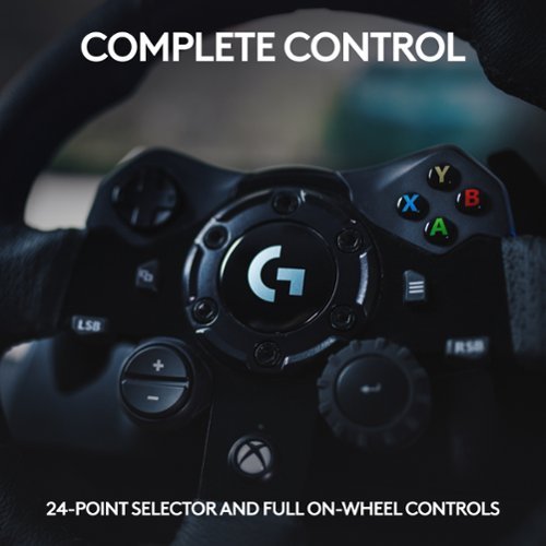 Logitech - G923 Racing Wheel and Pedals for Xbox Series X|S, Xbox One and PC - Black