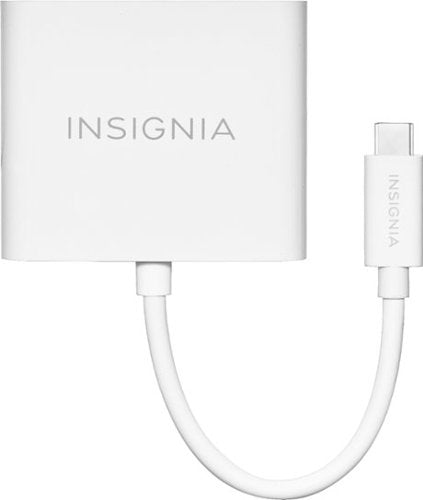 Insignia™ - USB-C to HDMI Multiport Adapter - White