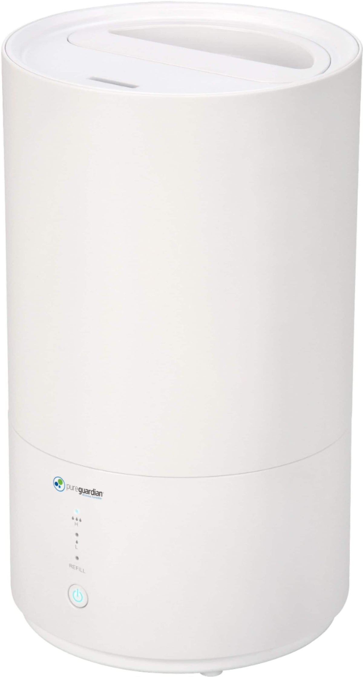 PureGuardian - H950AR Ultrasonic Cool Mist Top Fill Humidifier with Aromatherapy, .80-Gallon - White
