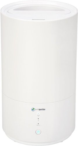 PureGuardian - H950AR Ultrasonic Cool Mist Top Fill Humidifier with Aromatherapy, .80-Gallon - White