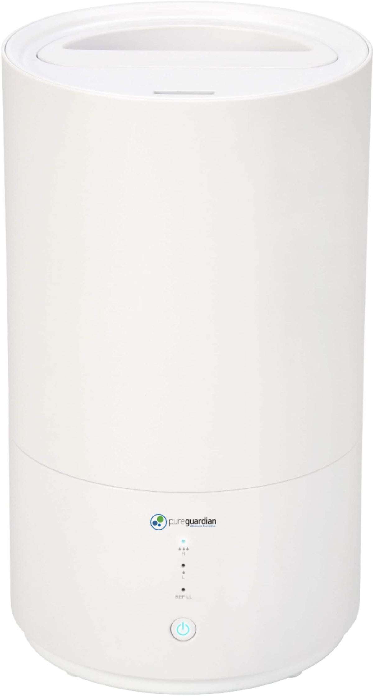 PureGuardian - H950AR Ultrasonic Cool Mist Top Fill Humidifier with Aromatherapy, .80-Gallon - White
