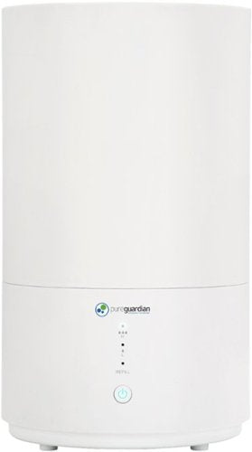 PureGuardian - H950AR Ultrasonic Cool Mist Top Fill Humidifier with Aromatherapy, .80-Gallon - White