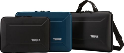 Thule - Gauntlet Laptop Sleeve Laptop Case for 16” Apple MacBook Pro, 15” Apple MacBook Pro, PCs Laptops & Chromebooks up to 14” - Blue