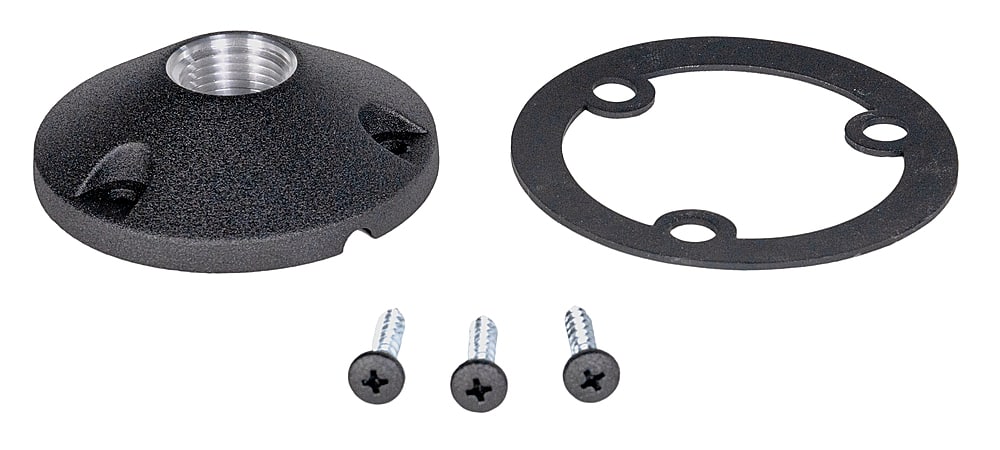 Sonance - ROUND SURFACE MOUNT - Outdoor Speaker Mount (Each) - Black