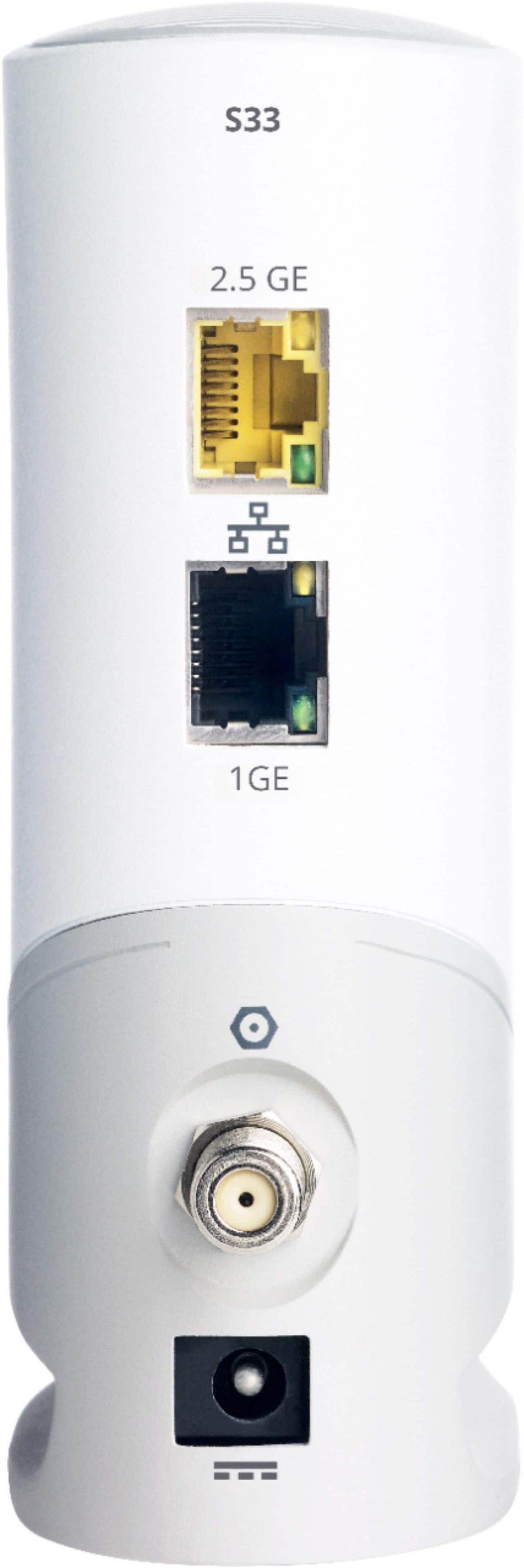 ARRIS - SURFboard S33 32 x 8 DOCSIS 3.1 Multi-Gig Cable Modem with 2.5 Gbps Ethernet Port - White