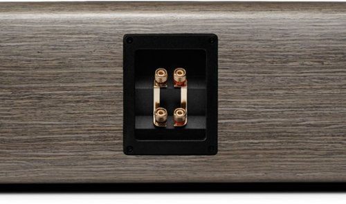 JBL - HDI4500 Quadruple 5.25" 2-1/2 way Center Channel Loudspeaker with 1" compression tweeter - Gray Oak Finish