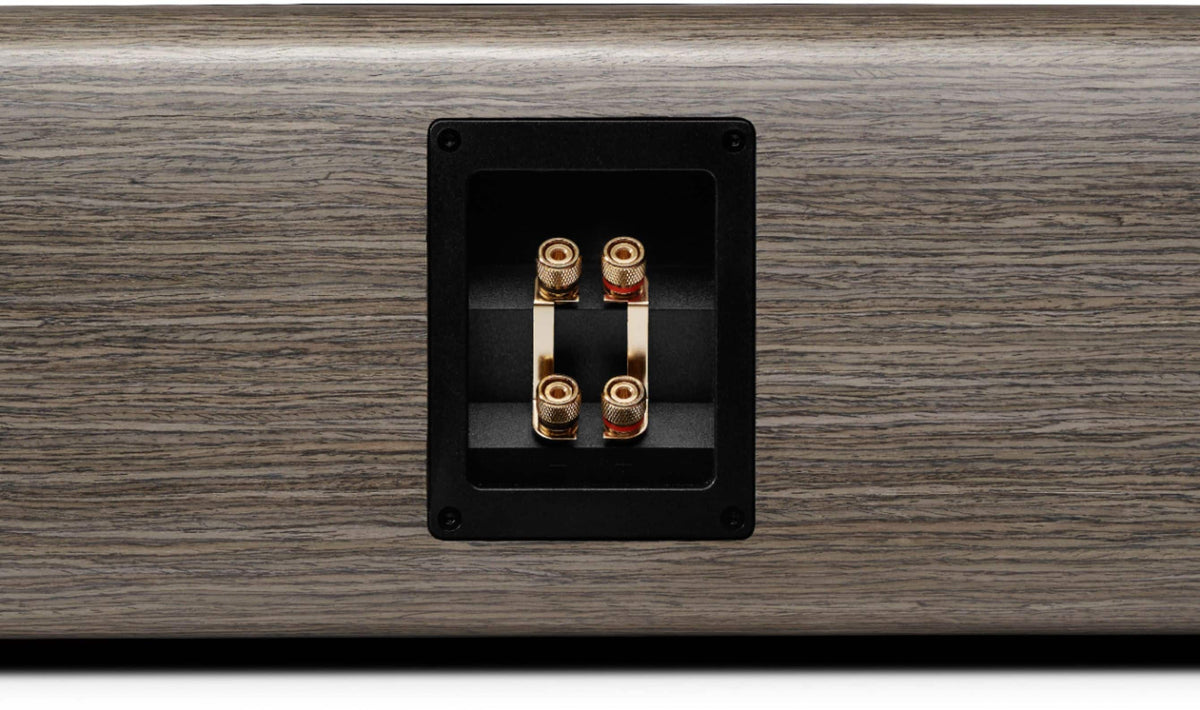 JBL - HDI4500 Quadruple 5.25" 2-1/2 way Center Channel Loudspeaker with 1" compression tweeter - Gray Oak Finish