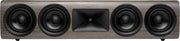 JBL - HDI4500 Quadruple 5.25" 2-1/2 way Center Channel Loudspeaker with 1" compression tweeter - Gray Oak Finish