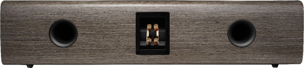 JBL - HDI4500 Quadruple 5.25" 2-1/2 way Center Channel Loudspeaker with 1" compression tweeter - Gray Oak Finish