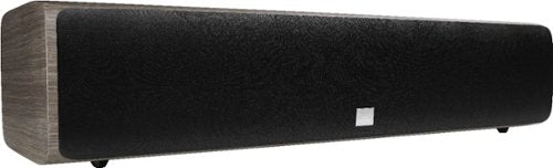 JBL - HDI4500 Quadruple 5.25" 2-1/2 way Center Channel Loudspeaker with 1" compression tweeter - Gray Oak Finish