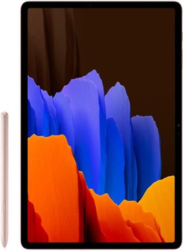 Samsung - Geek Squad Refurbished Good - Galaxy Tab S7 Plus - 12.4” - 512GB - With S Pen - Wi-Fi - Mystic Bronze
