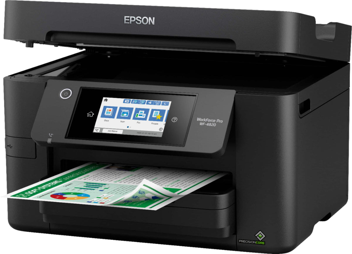 Epson - WorkForce Pro WF-4820 Wireless All-in-One Inkjet Printer - Black