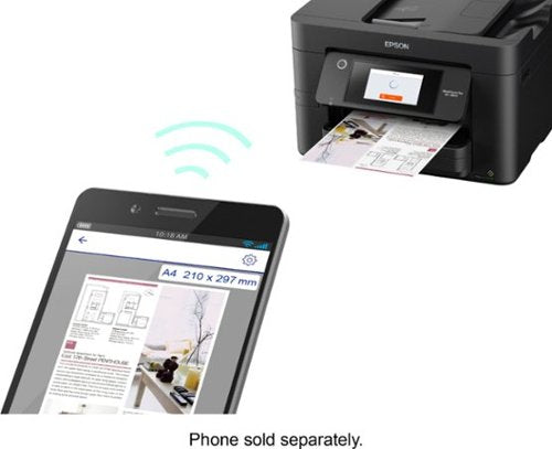 Epson - WorkForce Pro WF-4820 Wireless All-in-One Inkjet Printer - Black