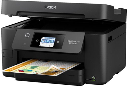 Epson - WorkForce Pro WF-3820 Wireless All-in-One Inkjet Printer - Black