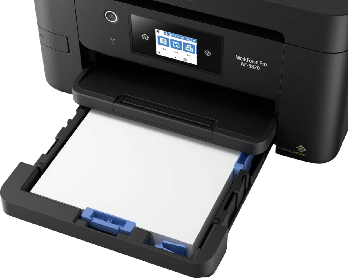 Epson - WorkForce Pro WF-3820 Wireless All-in-One Inkjet Printer - Black