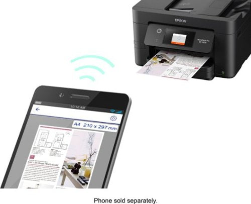 Epson - WorkForce Pro WF-3820 Wireless All-in-One Inkjet Printer - Black