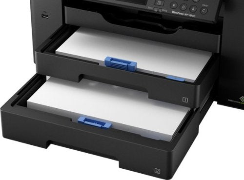 Epson - WorkForce Pro WF-7840 Wireless Wide-format All-in-One Inkjet Printer - Black
