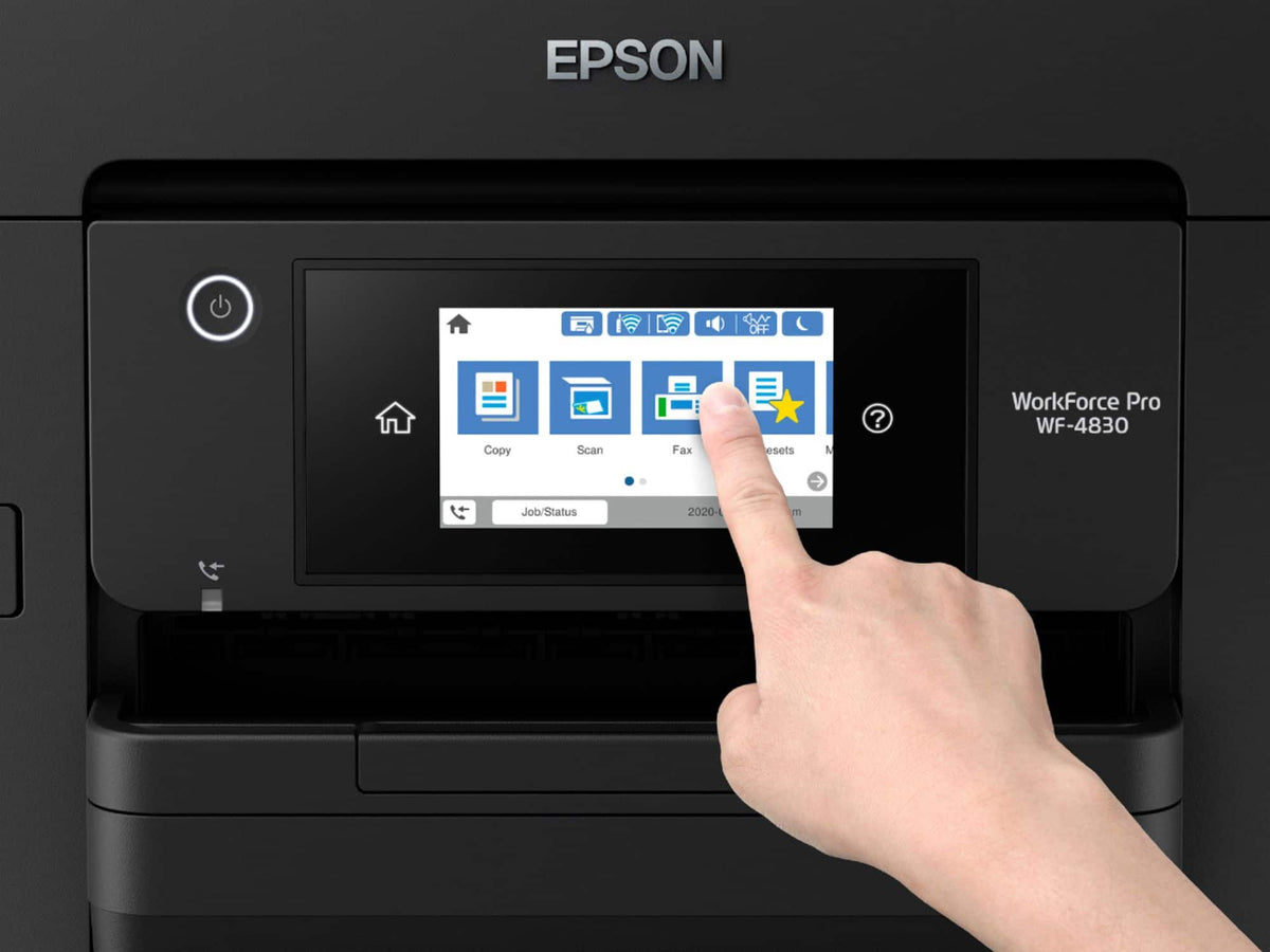 Epson - WorkForce Pro WF-4830 Wireless All-in-One Inkjet Printer - Black