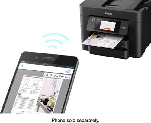 Epson - WorkForce Pro WF-4830 Wireless All-in-One Inkjet Printer - Black