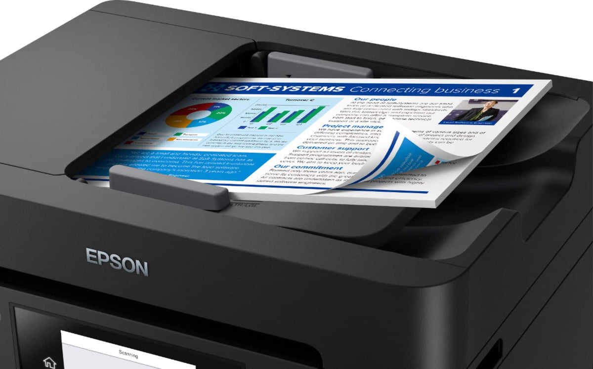 Epson - WorkForce Pro WF-4830 Wireless All-in-One Inkjet Printer - Black