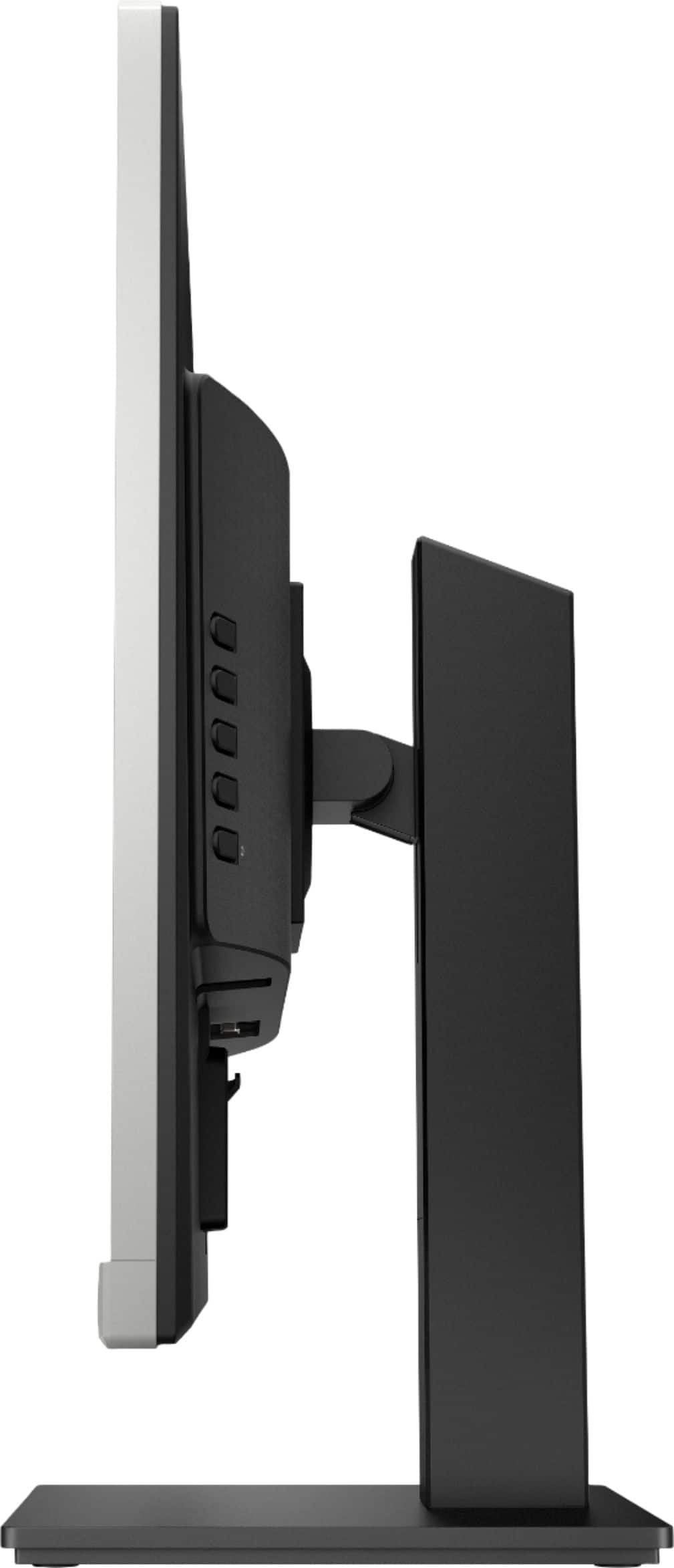 HP - 27" IPS LED QHD Monitor with Adjustable Height (HDMI, VGA) - Silver & Black