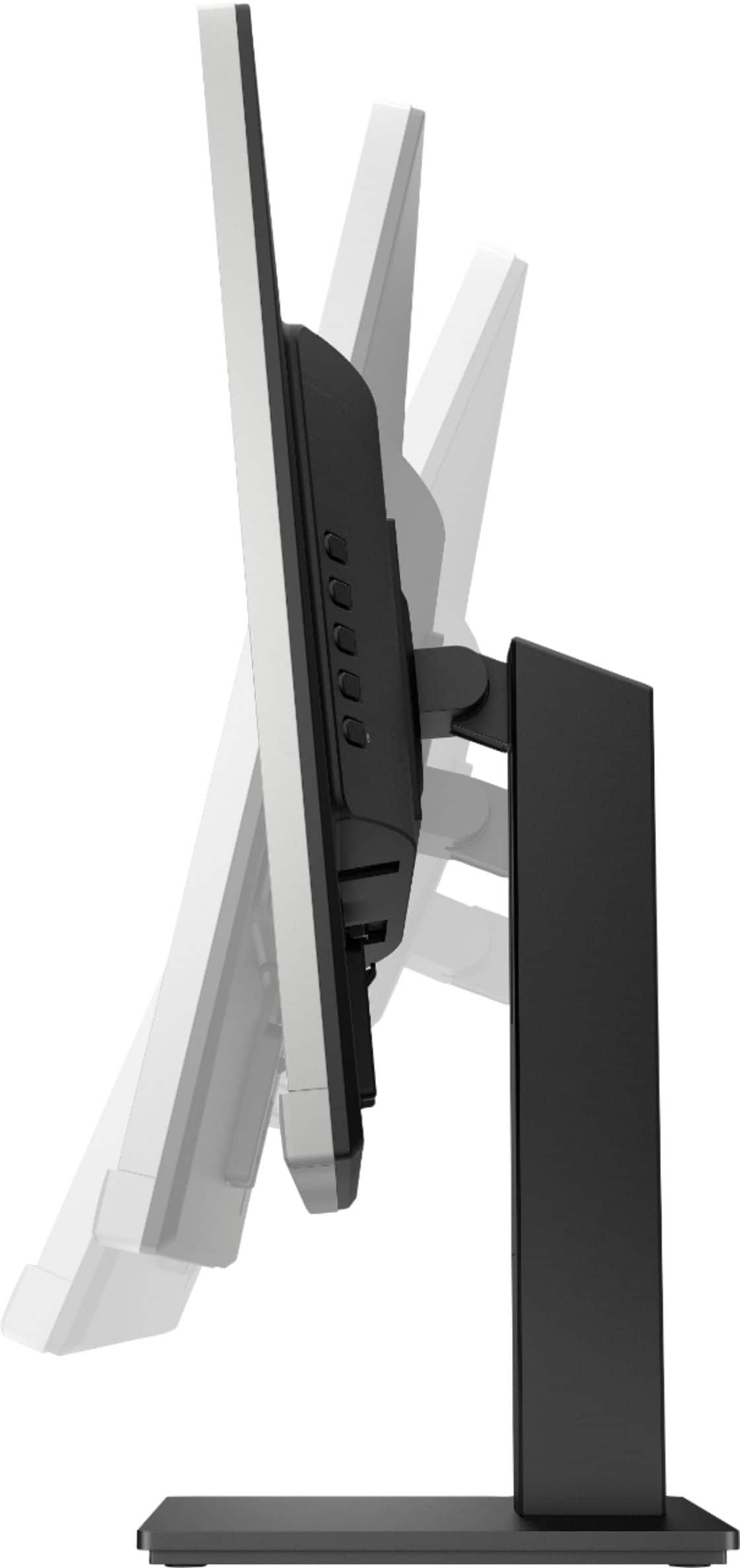 HP - 27" IPS LED QHD Monitor with Adjustable Height (HDMI, VGA) - Silver & Black