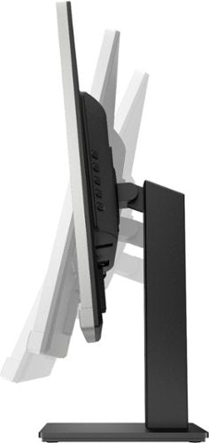 HP - 27" IPS LED QHD Monitor with Adjustable Height (HDMI, VGA) - Silver & Black