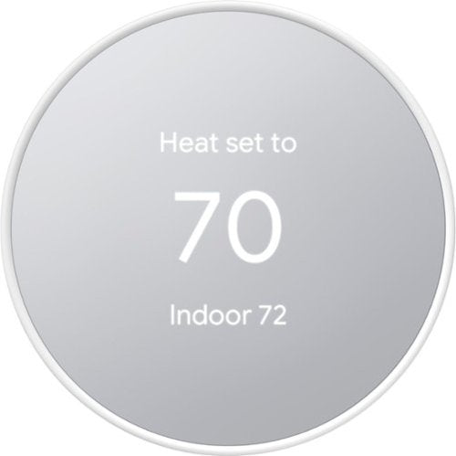 Google - Nest Thermostat - Programmable Wi-Fi Smart Thermostat - Snow