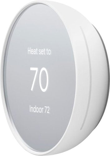 Google - Nest Thermostat - Programmable Wi-Fi Smart Thermostat - Snow