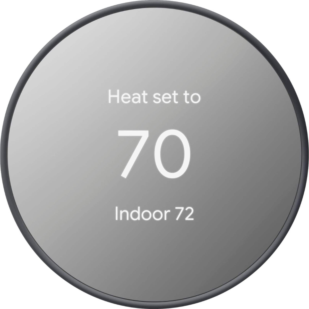 Google - Nest Thermostat - Programmable Wi-Fi Smart Thermostat - Charcoal