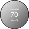Google - Nest Thermostat - Programmable Wi-Fi Smart Thermostat - Charcoal