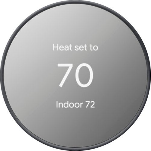 Google - Nest Thermostat - Programmable Wi-Fi Smart Thermostat - Charcoal