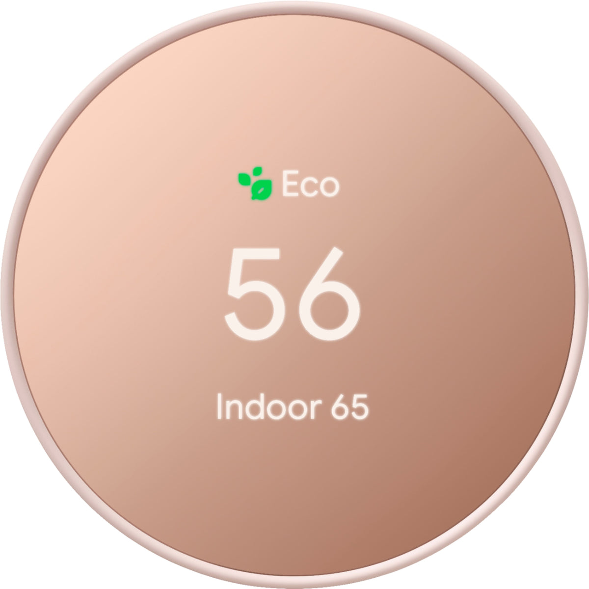 Google - Nest Thermostat - Programmable Wi-Fi Smart Thermostat - Sand