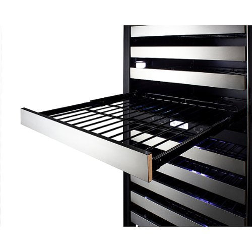 Summit Appliance - LWC2Z195 Dual Zone Commercial Wine Cellar - Black