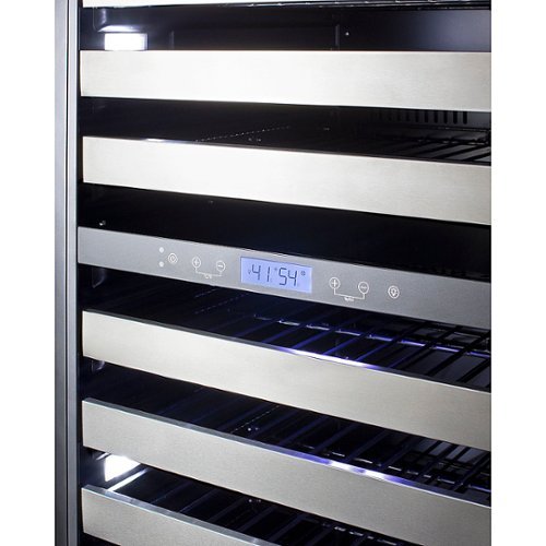 Summit Appliance - LWC2Z195 Dual Zone Commercial Wine Cellar - Black