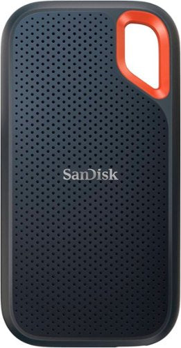 SANDISK - Extreme Portable 1TB External USB-C NVMe SSD - Black