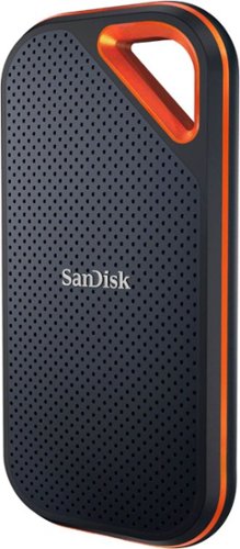 SANDISK - Extreme Pro Portable 2TB External USB-C NVMe SSD - Black