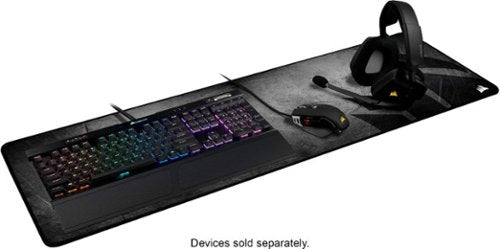 CORSAIR - MM300 PRO Gaming Mouse Pad with Premium Spill-Proof Cloth - Extended - Black