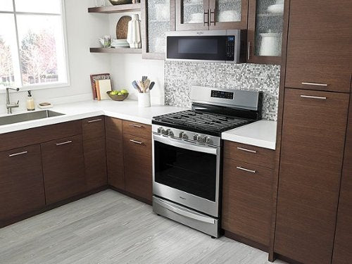 Whirlpool - 1.1 Cu. Ft. Low Profile Over-the-Range Microwave Hood with 2-Speed Vent - Stainless Steel