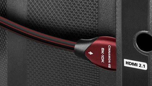 AudioQuest - Cinnamon 48 16.4' 4K-8K-10K 48Gbps HDMI Cable - Red on Black